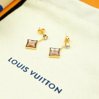 Louis Vuitton Star Blossom Pearl Drop Stud Earrings