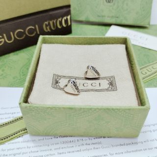 Gucci Mini GG Heart Stud Earrings