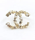 CHANEL Pearl Garden CC Floral Brooch