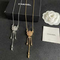 CHANEL Camellia Rainfall Pendant Necklace