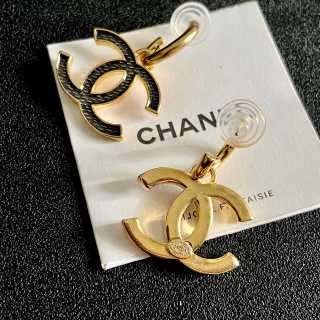 CHANEL Golden Orbit CC Statement Earrings