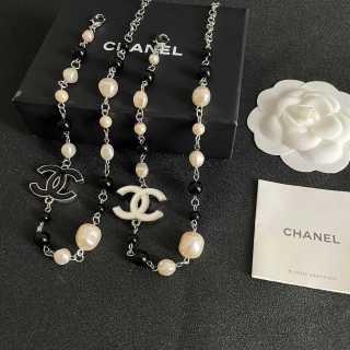 Chanel Timeless Pearl Chain Long Necklace