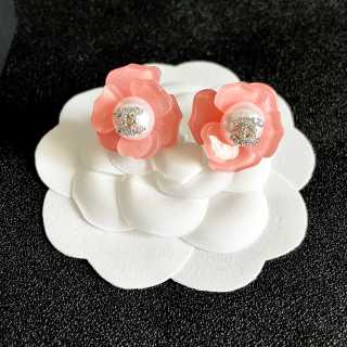 Chanel Elegant Blossom Crystal Earrings