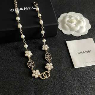 Chanel Vintage Pearl Blossom Necklace