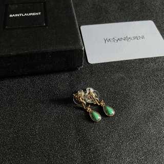 YSL Jardin Éclat Gemstone Drop Earrings