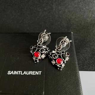 YSL Jardin Éclat Floral Crystal Earrings