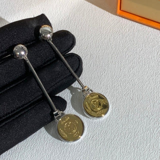 Louis Vuitton Heritage Medallion Drop Stud Earrings