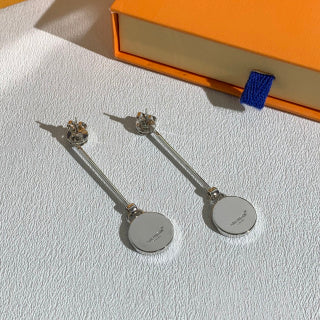 Louis Vuitton Heritage Medallion Drop Stud Earrings