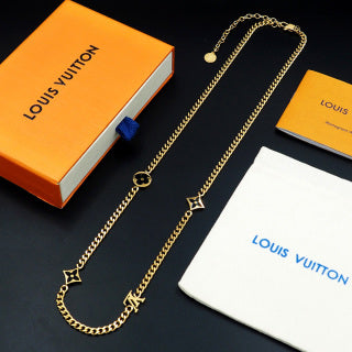 Louis Vuitton Monogram Link Chain Necklace
