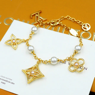 Louis Vuitton Pearl Blossom Charm Bracelet