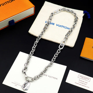 Louis Vuitton Monogram Link Chain Necklace