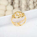 Dior Lumière Signature Gold Ring
