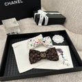 Louis Vuitton Monogram Bow Hair Accessory Set