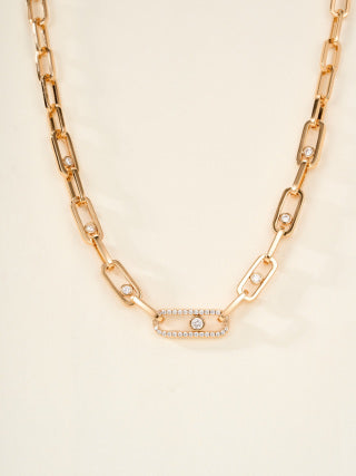 Messika Move Link Diamond Chain Necklace