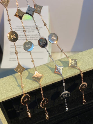 Louis Vuitton Star Bloom Crystal Charm Bracelet
