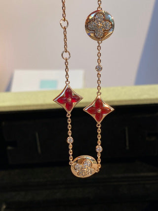 Louis Vuitton Star Bloom Crystal Charm Bracelet