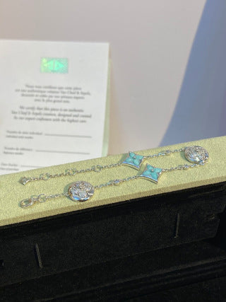 Louis Vuitton Star Bloom Crystal Charm Bracelet