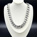 Louis Vuitton Monogram Bold Curb Chain Necklace