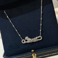Cartier fully diamond-set panther necklace