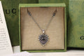 Gucci Radiant Heartburst Silver Pendant Necklace