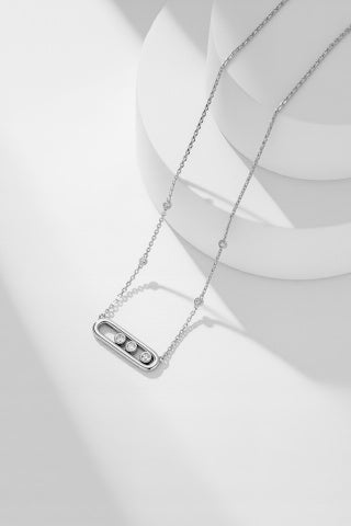 Messika Move Slim Bar Diamond Necklace
