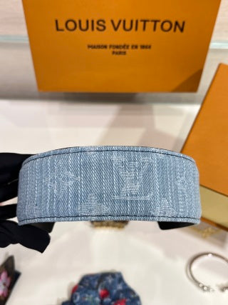 Louis Vuitton Monogram Denim Hairband