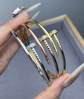 Cartier Juste un Clou bracelet with diamonds on the head and tip