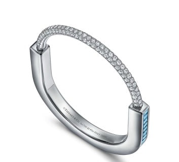 Tiffany Limited-Edition Aquamarine Lock Bracelet