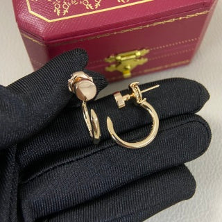 Cartier smooth-finish nail drop earrings