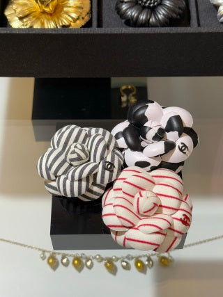 Chanel Camellia Flower Brooch – Elegant Luxury Fashion Accessory