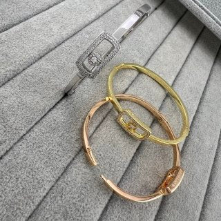 Messika Move Pavé Frame Diamond Cuff Bracelet