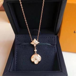 Louis Vuitton Blossom Flower Pendant Necklace