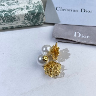 Dior Blossom Pearl Crystal Stud Earrings