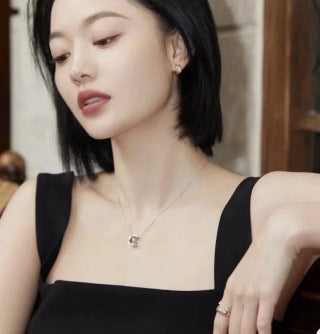 CHANEL Lunara Crescent Moon Pendant Necklace