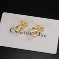 Dior Lumière Initial Charm Earrings