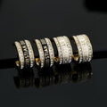 Dior Atelier Script Hoop Earrings
