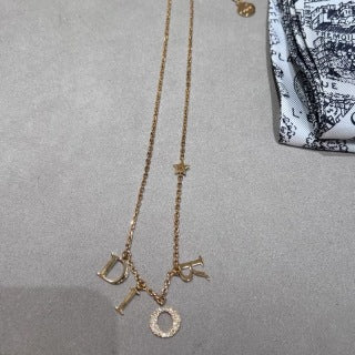 Dior Étoile Letter Choker Necklace