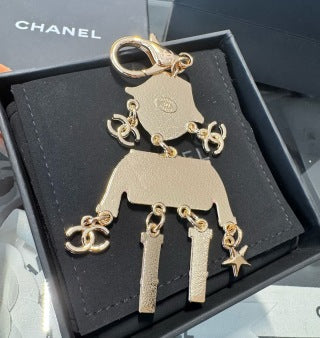 Chanel Elegant Doll Pendant Handbag Charm