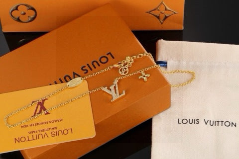 Louis Vuitton Petite Letter Charm Pendant Necklace