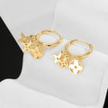 Louis Vuitton Blossom Charm Hoop Stud Earrings