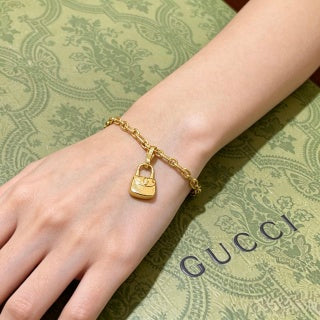 Gucci Padlock Charm Chain Bracelet