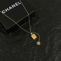 CHANEL Asymmetric Charm Pendant Necklace