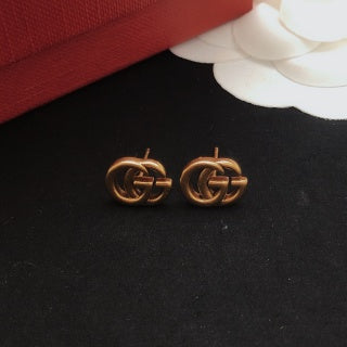 Gucci Triple Interlocking G Stud Earrings
