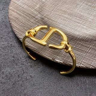 Dior Cœur Signature Open Cuff Bracelet