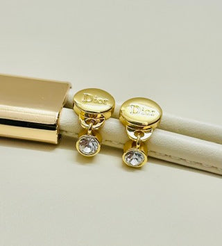 Dior Lumière Crystal Drop Earrings