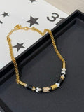 Chanel Black & White Chain Necklace – Elegant Luxury Fashion Jewelry