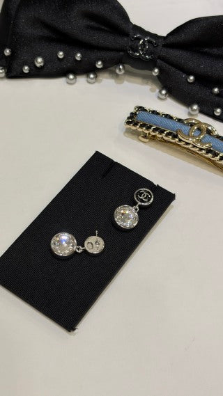 Chanel Radiant Crystal Drop Earrings