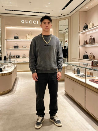 Gucci Interlocking G Snake Chain Pendant Necklace