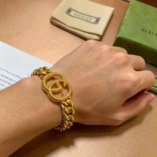 Gucci Interlocking G Twisted Rope Chain Bracelet