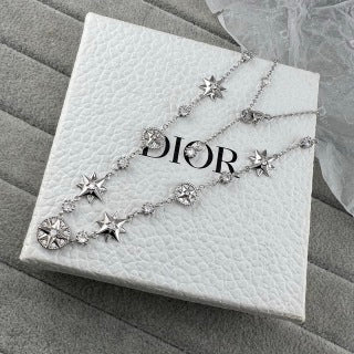Dior Celestial Starburst Charm Necklace